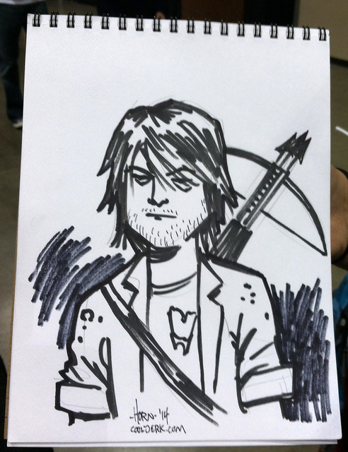 Daryl (Walking Dead) sketch RCC