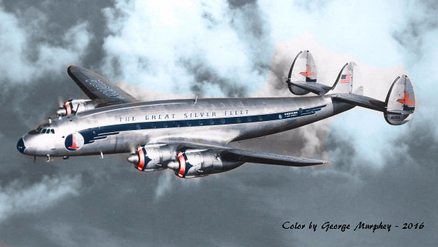 Eastern Air Llines L649 Consellation Colorized
