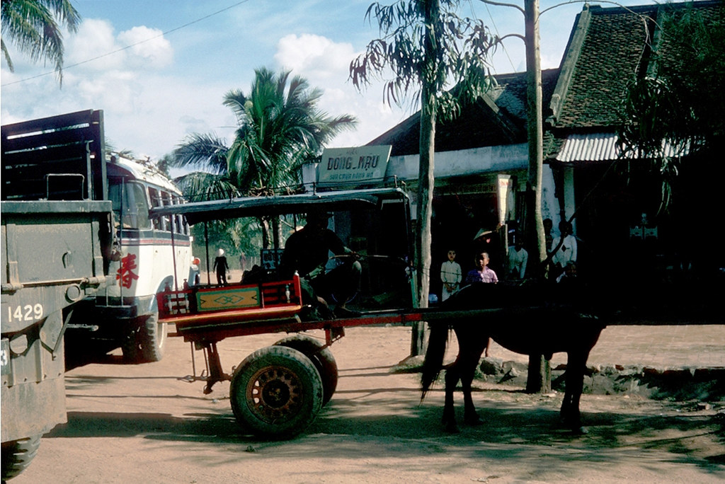 Vietnam 1965 - Photo by Ted Yates - Transportation An Khe style