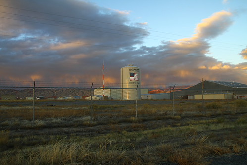 2014-10-28T01_01_54 by DrMartinus, On route to the Yellowstone Park - Highway 14, Wyoming, USA
"South Big Horn County Airport - In