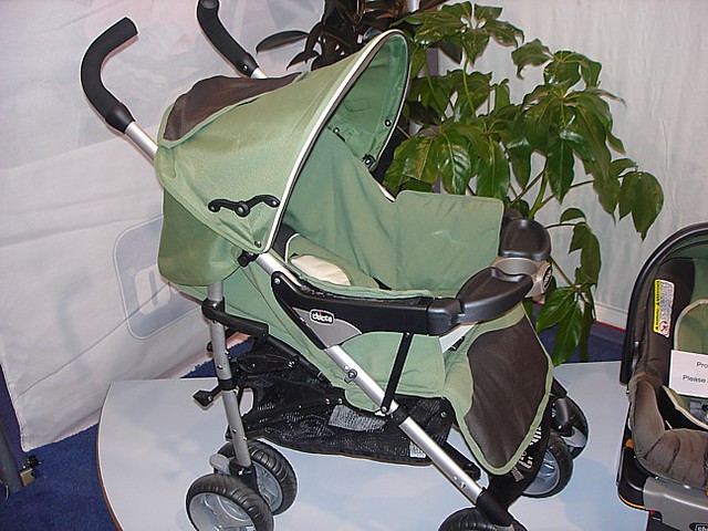 chicco green stroller