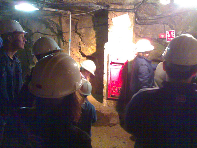 Down in Poldark Tin Mine