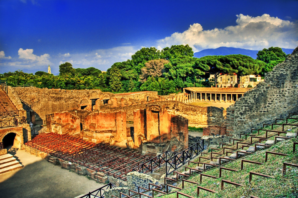 Amphitheatre in Pompeii by Trey Ratcliff