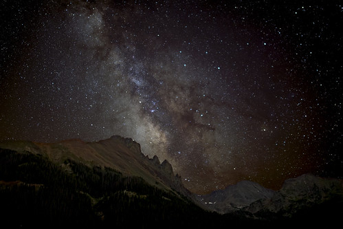 nokhucrags rockymountainnationalpark milkyway sky nightsky stars mountains colorado