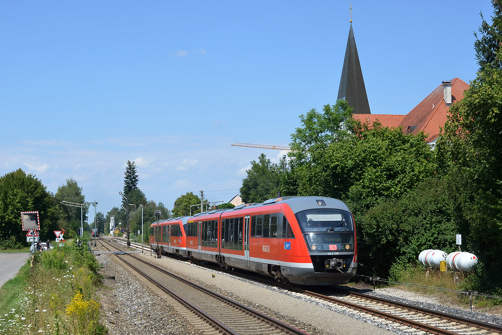 DB 642 178 + 642 217 Altenstadt (Iller) (D) 27 juli 2018