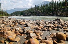 Boulders on the Athabasca