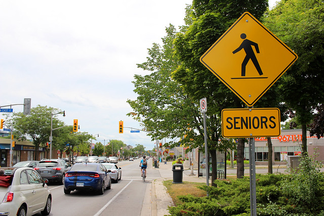 Waterfronttrail Road Sign Seniors