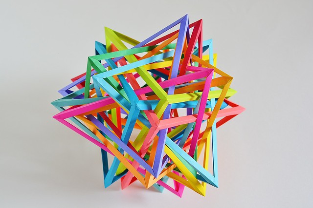 Twelve Interlocking Tetrahedra (Byriah Loper)