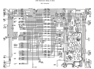 1968 Chevrolet Nova Wiring Diagram (Each Circuit Highlight… | Flickr