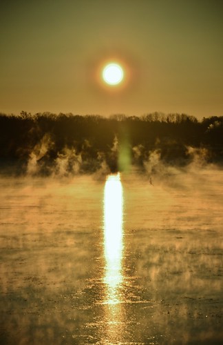 new winter sea canada cold ice water saint fog sunrise john river december smoke devils brunswick steam fredericton arctic frigid maritimes