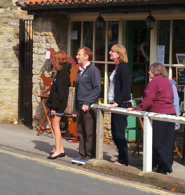 Helmsley High Street Candid - Sept - 2014 - Red Haired Family