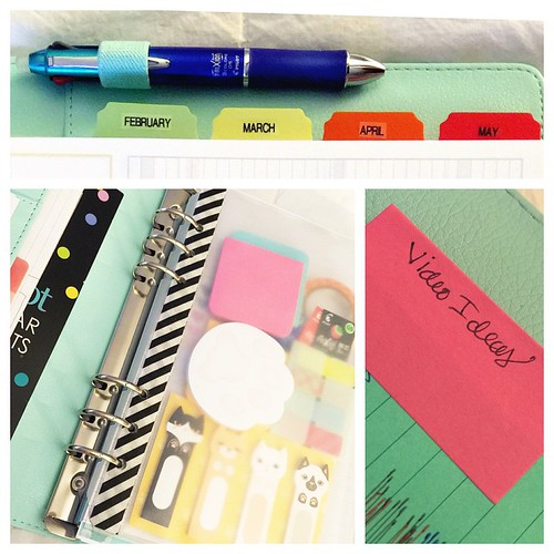 Taking a break from #cha2015 to do some blog planning back in my hotel room. Lots of card inspiration in the booths and I want to get my video ideas written down before I forget them. :) #planner #planneraddict #pilotfrixion #filofax #lovedoki #dokiplanne