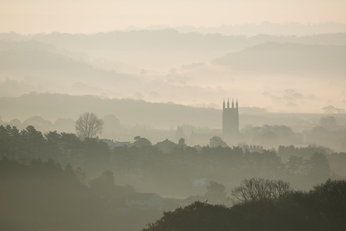 St Cuthberts Sunrise - Wells, Somerset (Explored) by RattyBoots, A recent upload from <a href="https://www.flickr.com/photos/spraggon/28152557395/in/dateposted/">Ste