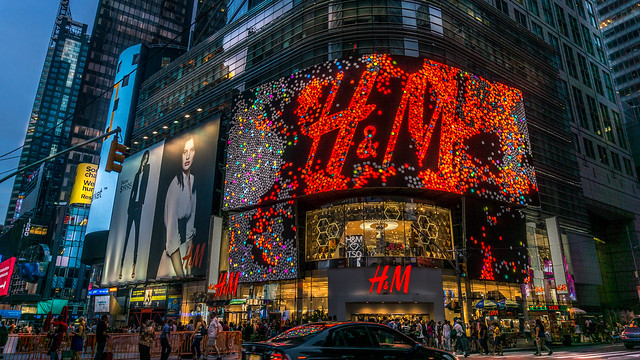 H&M Times Square @ Night 