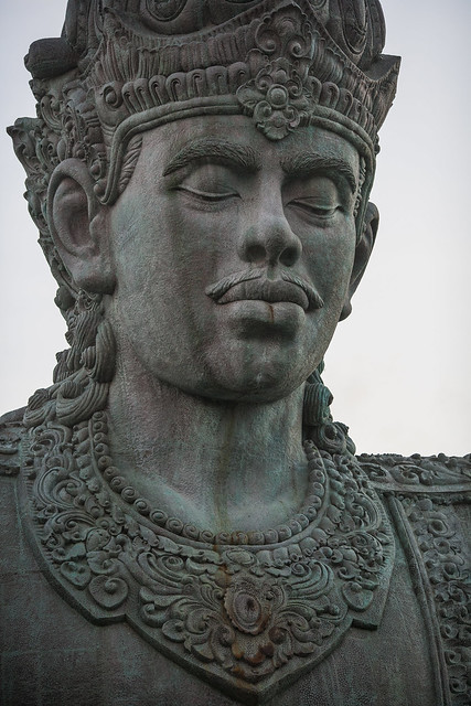 Bust of Garuda Wisnu Kencana Statue in South Bali 4191