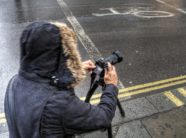 Shooting in the London Rain