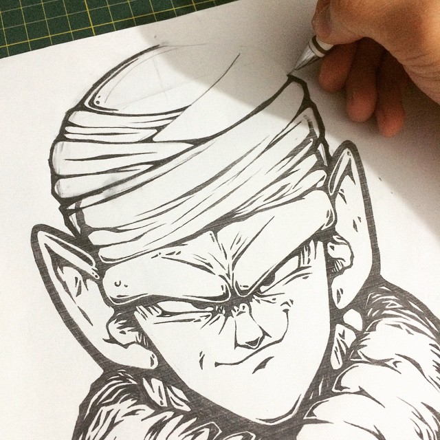 Piccolo:) 2nd sketch for my DBZ posters #piccolo #dbz #dra… | Flickr