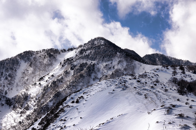 Snowscape of Mt Akanagi