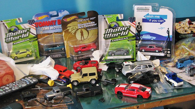 SOME OF MY DIECAST PILE IN FEB 2015