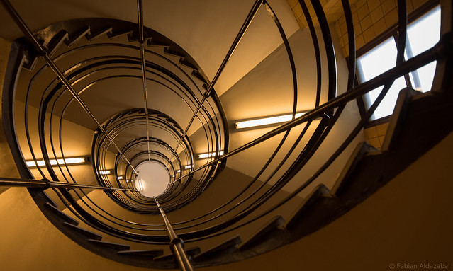 Spiraling Staircase, University Of Montreal