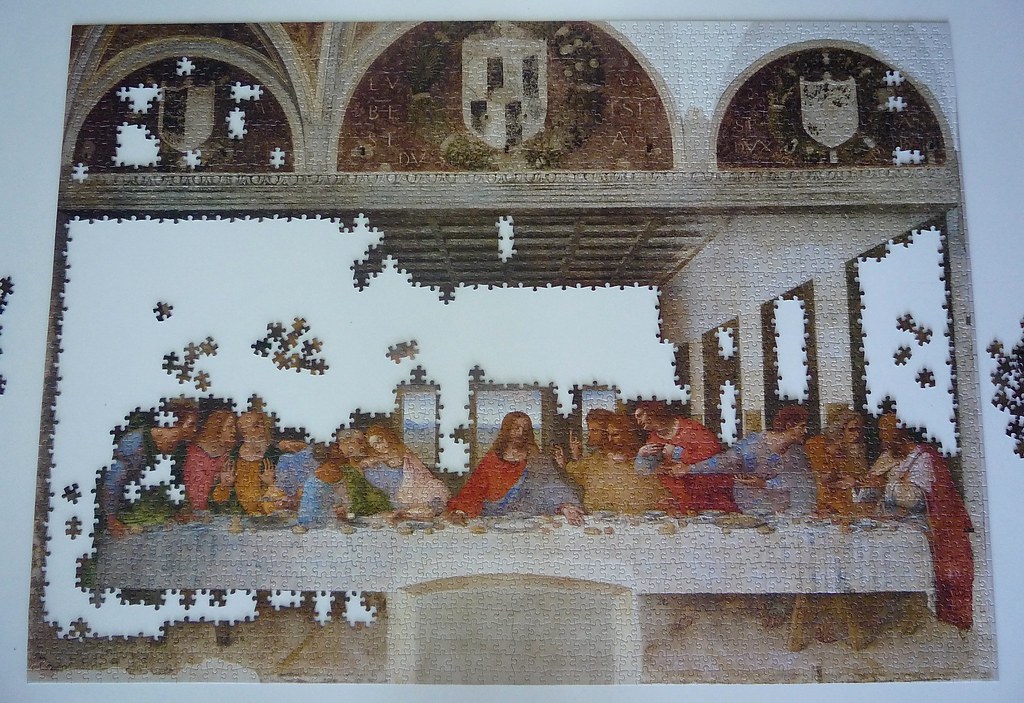 The Last Supper, Leonardo Da Vinci. Clementoni 3000 pieces…