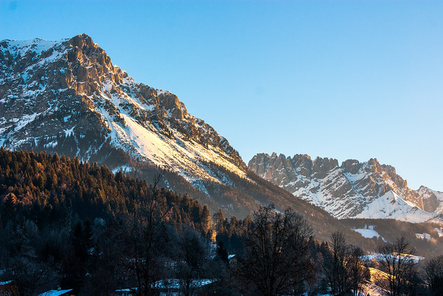 Skiwelt Wilder Kaiser - Brixental: Blick ins Kaisergebirge