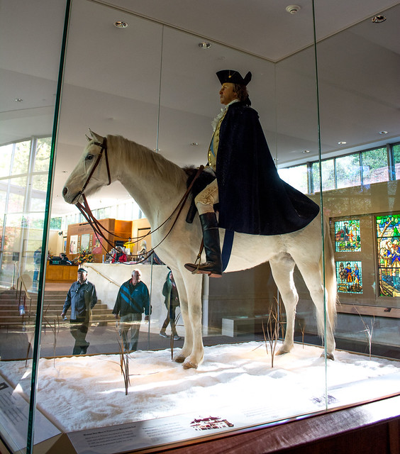 GW at Valley Forge atop Blue Skin at Ford Orientation Center - Mount Vernon - 2014-10-20