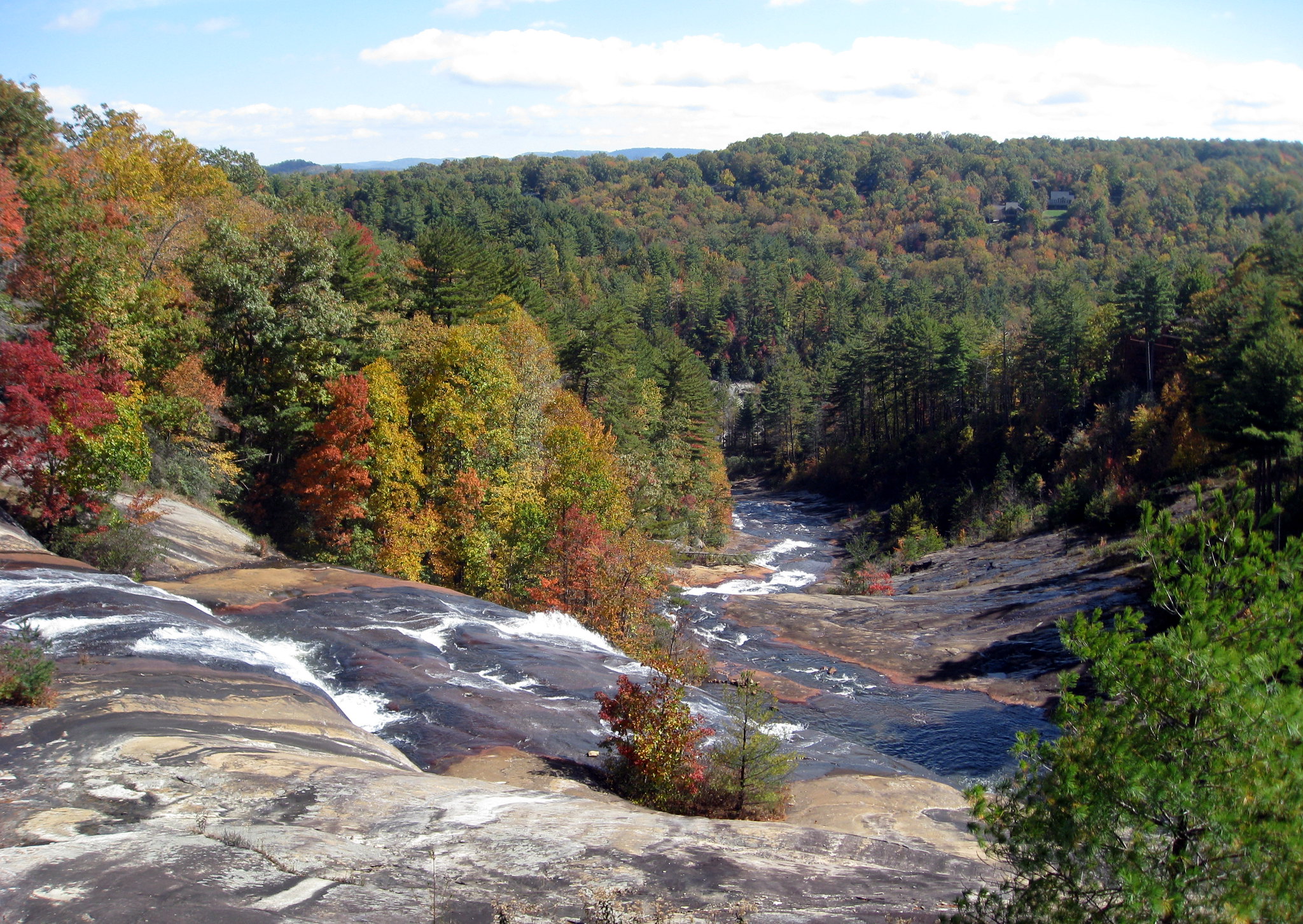 Lake Toxaway - Toxaway Falls - Top View from Highway 64 (4)
