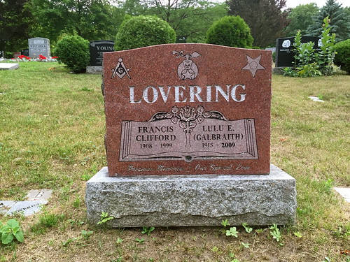 Masonic, Shriner and OES Tombstone - at Barrie Union Cemetery, Ontario, Canada | by antefixus21