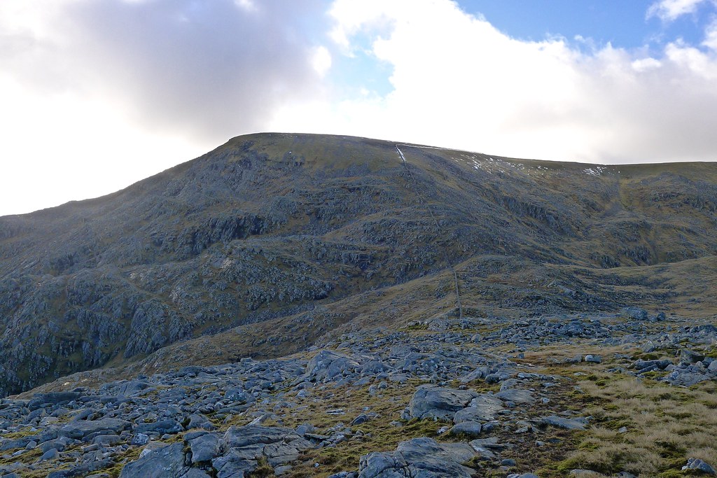 The north side of Beinn Dearg (with wall)