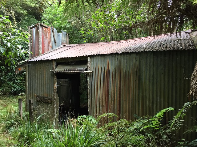A bush hut that has not been used for a very long time, New Zealand (2 of 2)  [Explore]