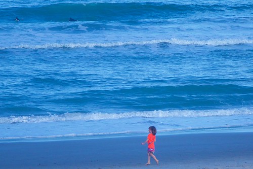 ocean beach solitude alone florida solitary indialantic redswimsuit