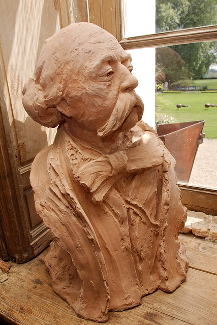 Buste de Gustave Flaubert par Jean-Marc de Pas