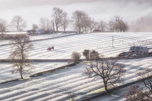 morning trees winter mist tractor cold ice nature weather sunrise countryside frozen frost fuji sheep peakdistrict farming fujifilm agriculture dovedale thorpecloud xt1 18135mm