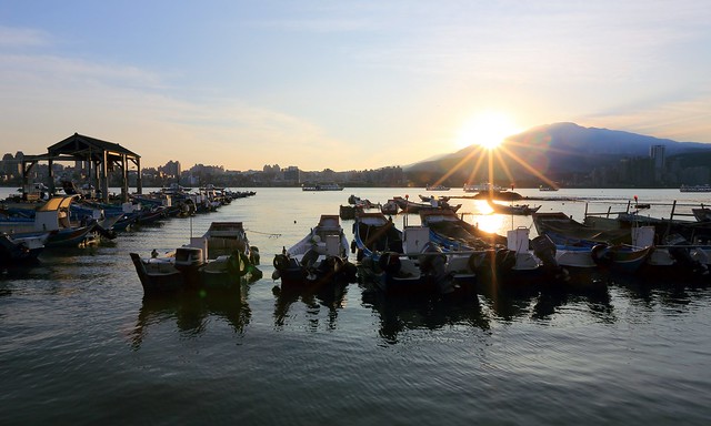 Happy Chinese New Year ~ Sunrise  @  八里，Bali  Ferry Station, Bali Yacht Wharf ~