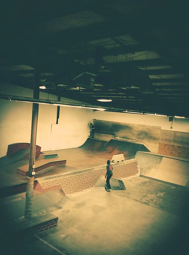 park lomo lomography indoor ramps warehouse skatepark skate rails skateboard skater 365 everyday sk8 marckellyphotography