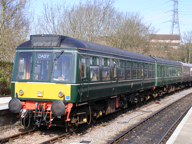 Class 107 DMU 52006 and 52025 at Bitton, Avon Valley Railway