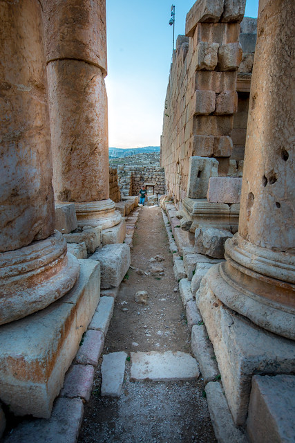 Inside Artemis Temple // Trip to Jordan