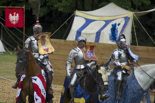 Polish and French Knights, Jousting Competition, Arundel Castle