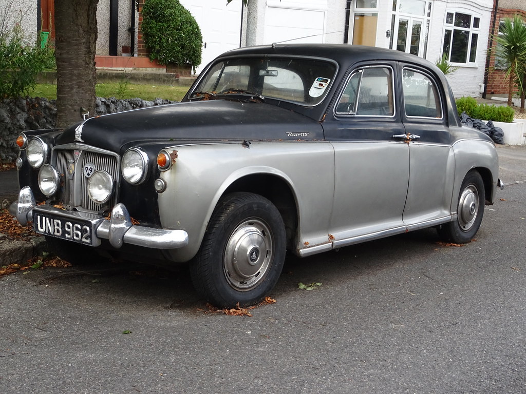 1957 Rover 110 P4 | Registered in Manchester. | Neil Potter | Flickr