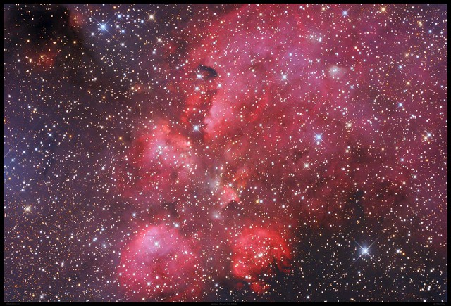 The Cat's Paw Nebula ( NGC 6334 ) in Scorpius - by Mike O'Day ( http://500px.com/MikeODay )