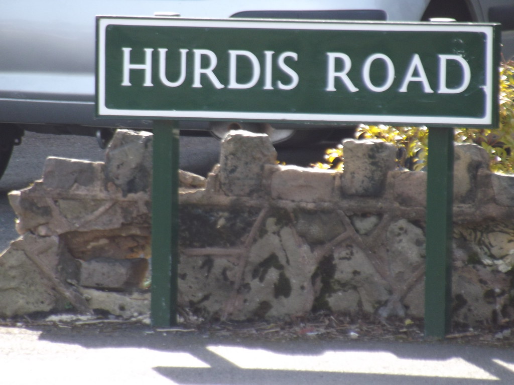 Hurdis Road, Shirley - road sign | A walk around the back st… | Flickr