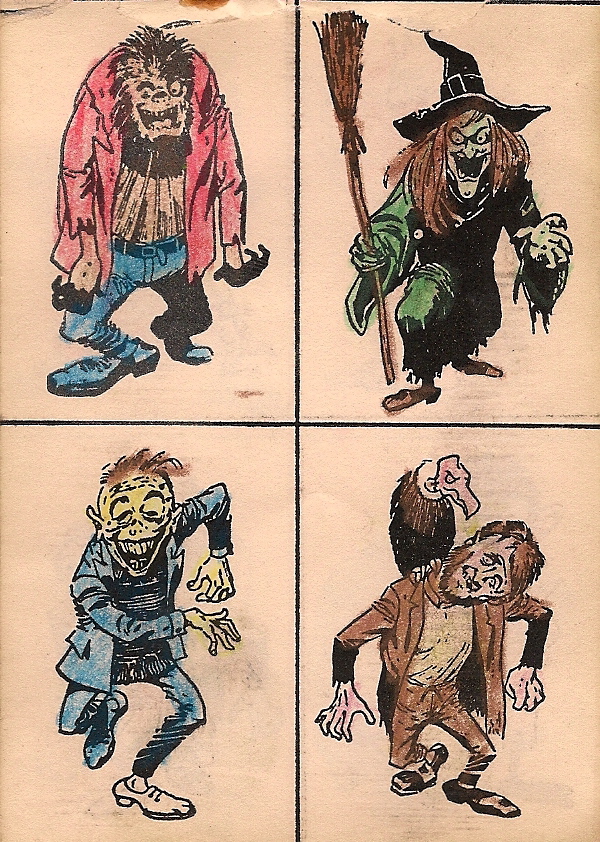 Monster Print Putty Book Page 6 (Colorforms 1964)