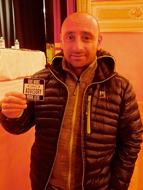 Cycling Tuscany / Paolo Bettini with the Ibis sticker
