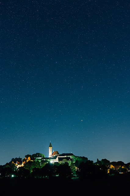 Kloster Andechs Night Sky