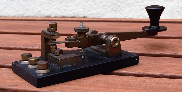 Vintage Marconi PS-213 Morse Telegraphy key Circa 1920s