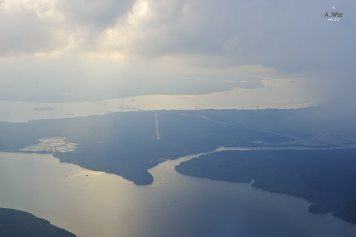 johor river malaysia 马来西亚 sunset 日落 flying 飞行 aerial view