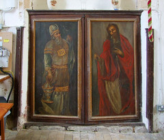 Aaron and Moses (18th Century, now cupboard doors)