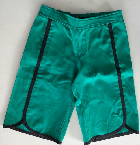Green and black long class picnic shorts | size 8 class picn… | Flickr