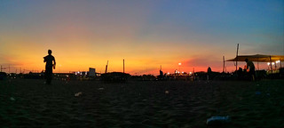 Sunset at Marina Beach